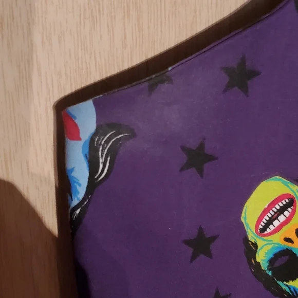 Vixen By Micheline Pitt Ben Cooper Purple Mask Sweetheart Wiggle Dress Sz 2x GUC - Picture 5 of 9